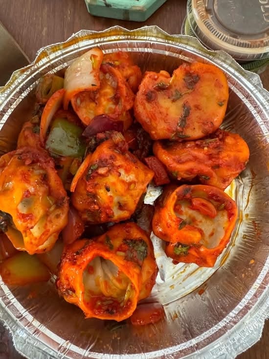 Pork Chilli Momo.