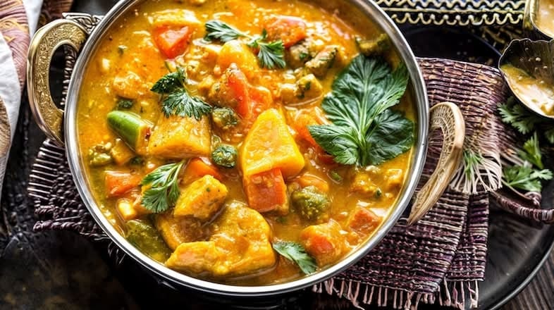 Veg korma.