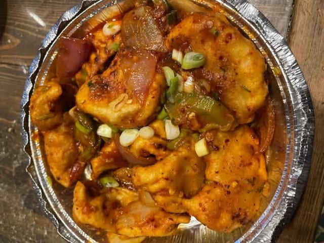 Chicken Chilli Momo.